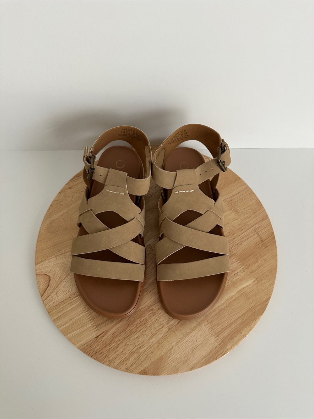 Journee Collection Womens Mistee Ankle Strap Flat Sandals